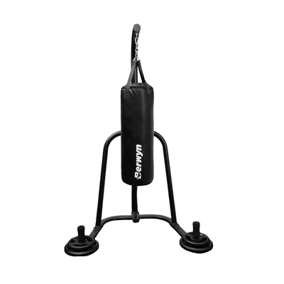 Gambar Kinetic 9 kg Set Smart Samsak Tinju Dengan Stand - Hitam