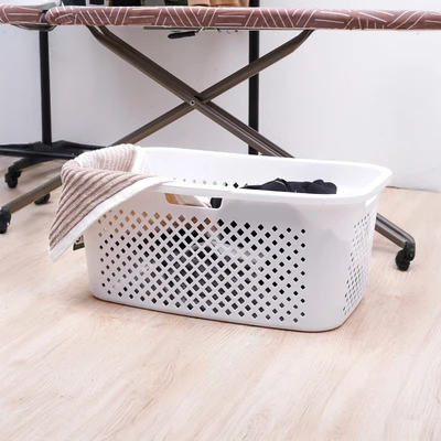 Gambar Stora Keranjang Laundry Diamond 40 Liter - Putih