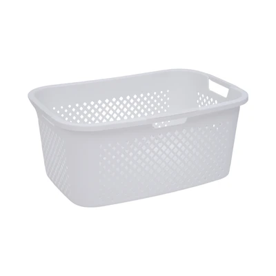 Gambar Stora Keranjang Laundry Diamond 40 Liter - Putih