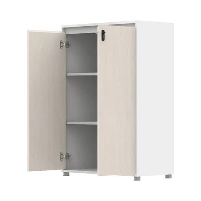 Gambar Sieben Kabinet Kantor 2 Pintu Medium - Putih Iron Wood