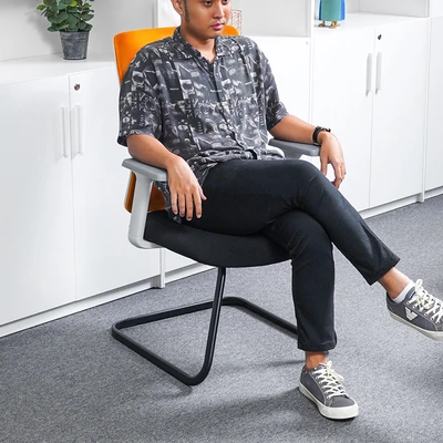 Gambar Sunon Neo Olive Kursi Tamu Kantor Low - Kuning