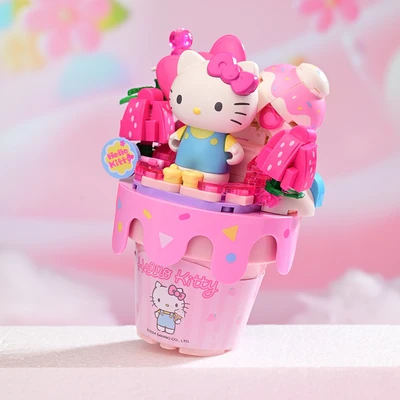 Gambar Keepplay Sanrio Hello Kitty Strawberry Ice Cream Cone