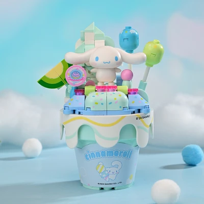 Gambar Keepplay Sanrio Cinnamoroll Marshmallow Ice Cream Cone