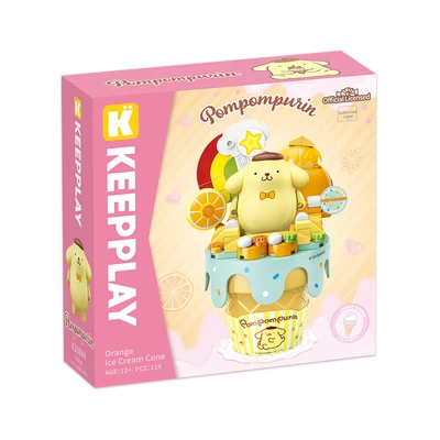 Gambar Keepplay Sanrio Pompompurin Orange Ice Cream Cone