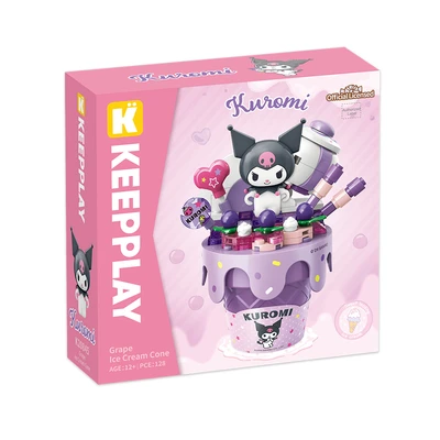 Gambar Keepplay Sanrio Kuromi Grape Ice Cream Cone