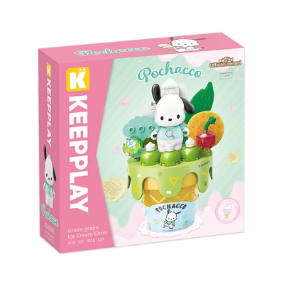 Gambar Keepplay Sanrio Pochacco Green Grape Ice Cream Cone