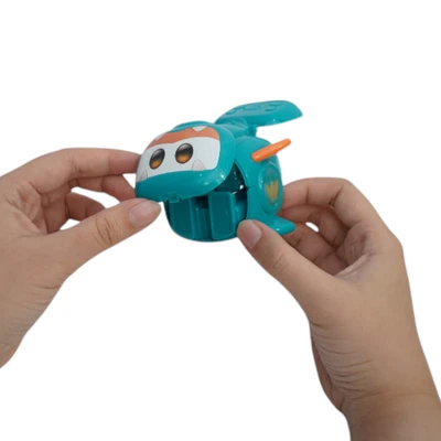 Gambar Alpha Group Superwings Robot Transforming Super Pet Tino Pet