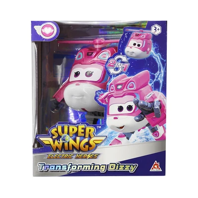 Gambar Alpha Group Robot Superwings Transforming Dizzy - Pink