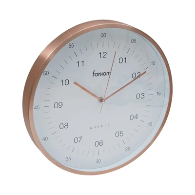 Gambar Forhom Goldie Jam Dinding 35 cm - Rose Gold