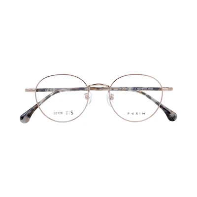 Gambar Parim Eyewear Kacamata Optical Metal Round 85126 - Gold Tortoise