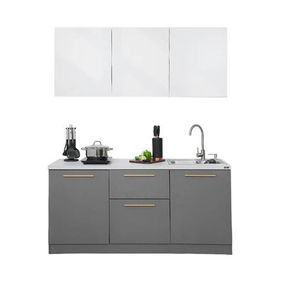 Gambar Informa Neo Dakota Kitchen Set - Abu-Abu