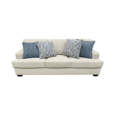 Gambar Ashley Scottsveal Sofa Fabric 3 Seater - Krem Beige