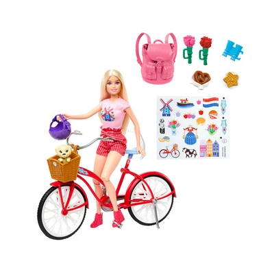 Gambar Barbie Set Boneka Pink Passport Netherlands And Accessories Hwj00
