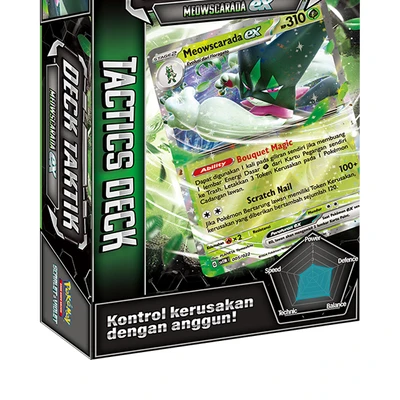 Gambar Pokemon Set Kartu Deck Taktik Meowscarada Ex Svtm