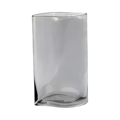 Gambar Informa Basic Vas Bunga Kaca 16.5x11x28 cm - Abu-Abu Thin