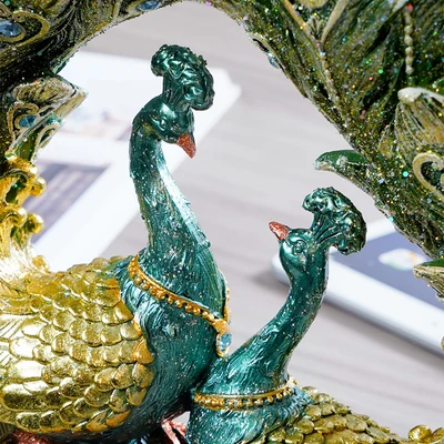 Gambar Informa Patung Miniatur Dekorasi Phoenix Couple 24x34 cm N1 - Hijau
