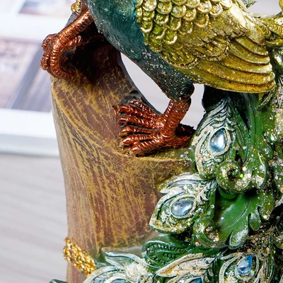Gambar Informa Patung Miniatur Dekorasi Phoenix Couple 15x30 cm N3 - Hijau