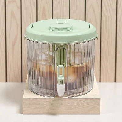 Gambar Culinart Dispenser Minuman Plastik Round Clip 4 Liter - Hijau