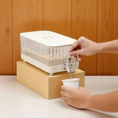 Gambar Culinart Ivy Dispenser Minuman Plastik 5.3 Liter - Putih Putih Ivory