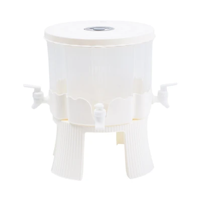 Gambar Culinart Dispenser Minuman Plastik PP Rotary Dengan Rak 6 Liter - Putih