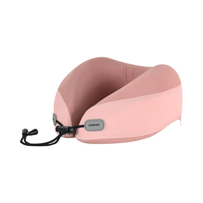 Gambar Passport Bantal Leher Memory Foam Dengan Pouch - Pink