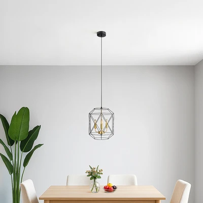 Gambar Eglare Triani Lampu Gantung Hias 3L - Hitam