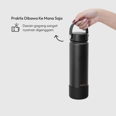 Gambar Picas Texas Botol Vacuum Flask Stainless Steel 650 ml - Hitam