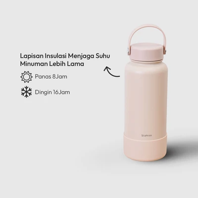 Gambar Picas Texas Botol Vacuum Flask Stainless Steel 1 Liter - Krem
