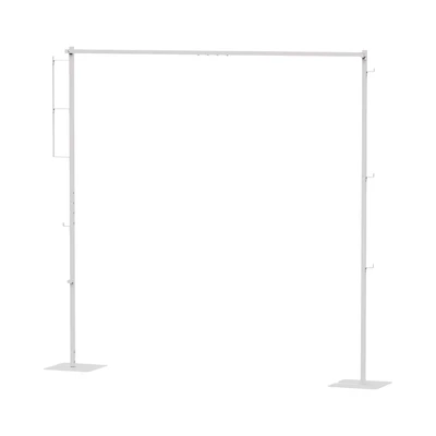 Gambar Stora Gantungan Pakaian Retractable 175x25x160 cm - Putih
