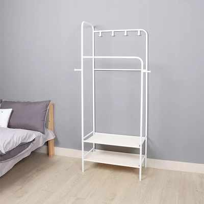 Gambar Stora Gantungan Pakaian Sudut 79x37x171.5 cm - Putih