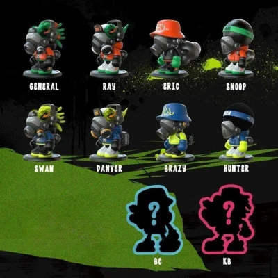 Gambar Pop Mart Minifigure Chameleon Vol 9 Splash 206 Random