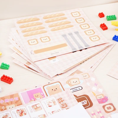Gambar Ataru Set Diy Stiker Toast Bear Crafting House
