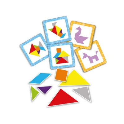 Gambar Kiddy Star Puzzle Learning Kids Tangram - Hijau