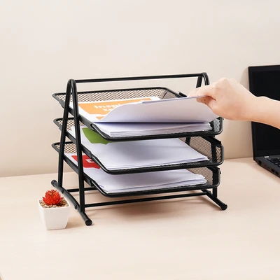 Gambar Stora Tidy Rak Dokumen 2 Tingkat - Hitam