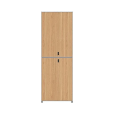 Gambar Sieben Lemari Arsip Kantor 4 Pintu High - Cokelat Virgina Walnut