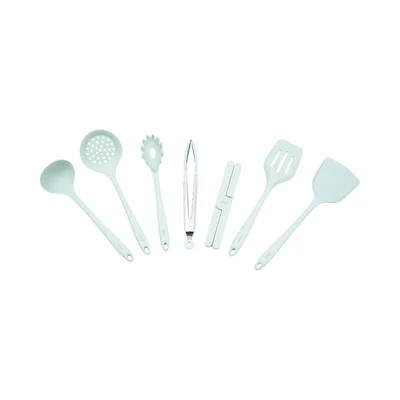 Gambar Culinart Peralatan Masak Dengan Holder Penyimpanan Set 8 pcs - Hijau Muda
