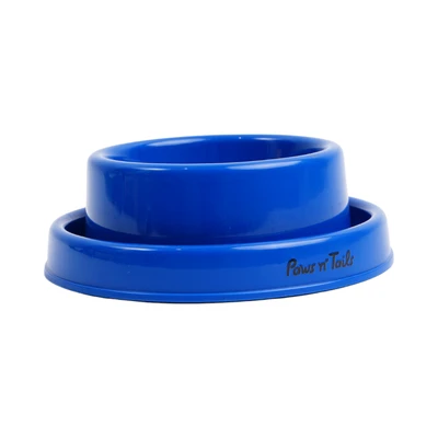 Gambar Paws N Tail Ukuran S Tempat Makan Hewan Leak Proof - Biru