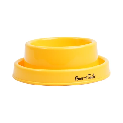 Gambar Paws N Tail Ukuran S Tempat Makan Hewan Leak Proof - Kuning