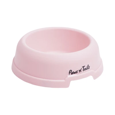 Gambar Paws N Tail Ukuran S Tempat Makan Hewan Anti Slip - Pink