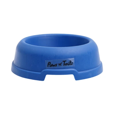Gambar Paws N Tail Ukuran S Tempat Makan Hewan Anti Slip - Biru