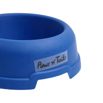 Gambar Paws N Tail Ukuran S Tempat Makan Hewan Anti Slip - Biru