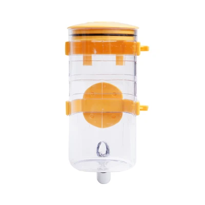 Gambar Paws N Tail 400 ml Botol Minum Hewan Dengan Holder Pin - Kuning