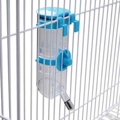 Gambar Paws N Tail 500 ml Botol Minum Hewan Dengan Holder Pin - Biru