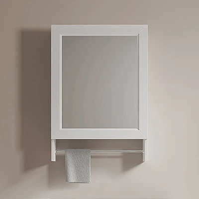 Gambar Fosa Pro-2 Kabinet Dinding Kamar Mandi Dengan Cermin - Putih