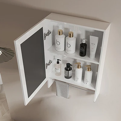 Gambar Fosa Pro-2 Kabinet Dinding Kamar Mandi Dengan Cermin - Putih