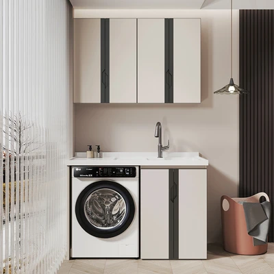 Gambar Acroz Zora Kabinet Dinding Kamar Mandi Alumunium - Putih