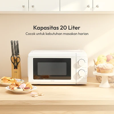 Gambar Kris Microwave Low Watt 20 Liter - Putih
