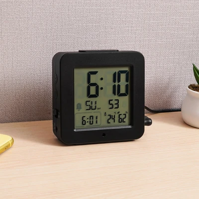 Gambar Forhom Jam Weker Digital Vibrating - Hitam