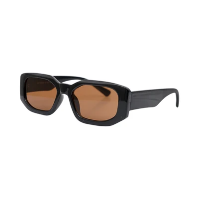 Gambar Ilook Sunnies Kacamata Sunglasses Rectangular PC Retro - Hitam
