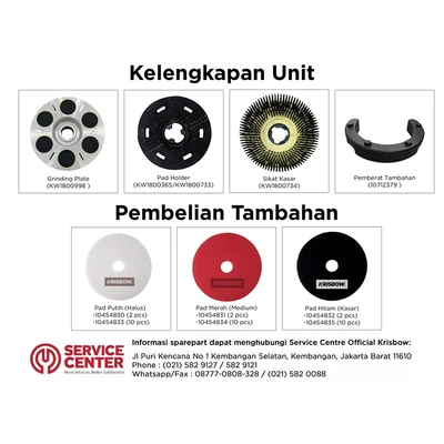 Gambar Krisbow Mesin Scrubber & Polisher 18 Inch 150 RPM FPSPL150